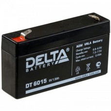 Аккумулятор Delta DT 6015 (6В/1.5Ач)