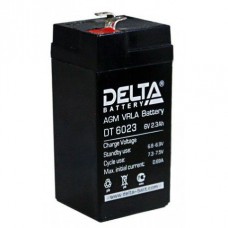 Аккумулятор Delta DT 6023 (75) (6В/2.3Ач)