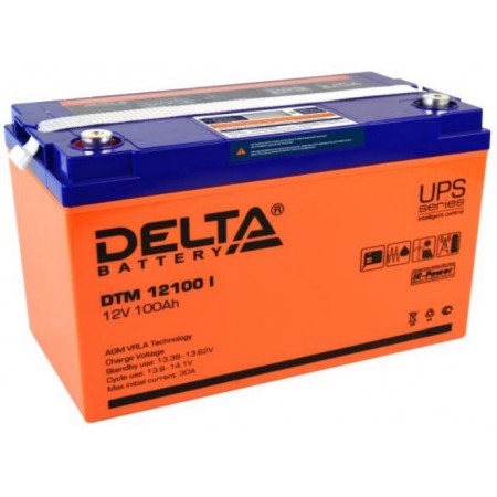 Аккумулятор Delta DTM 12100 I (12В / 100Ач)