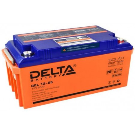 Аккумулятор Delta GEL 12-65 (12В / 65Ач)