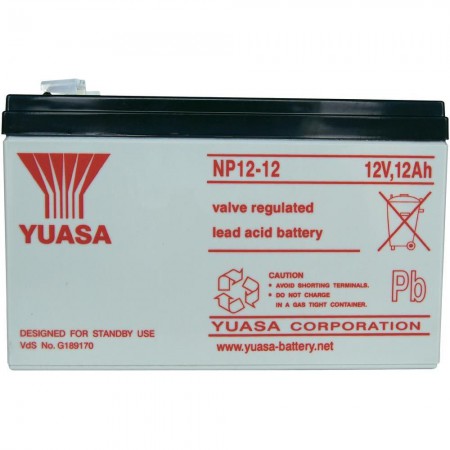 Аккумулятор Yuasa NP12-12 (12Ач/12В)
