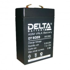 Аккумулятор Delta DT 6028 (6В/2.8Ач)