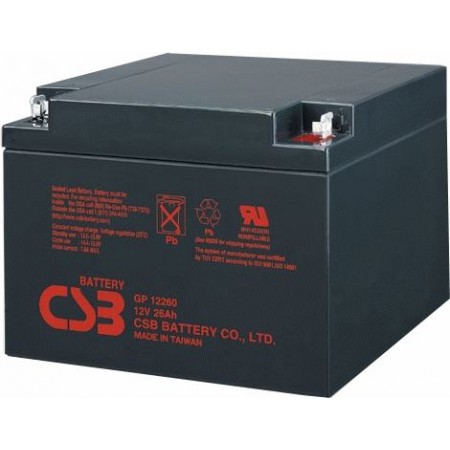 Аккумулятор CSB GP 12260 (12В/26Ач)