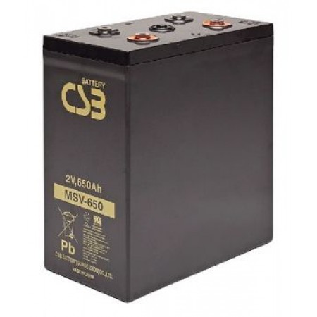 Аккумулятор CSB MSV 650 (2В/650Ач)