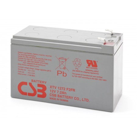 Аккумулятор CSB XTV 1272 (12В/7.2Ач)