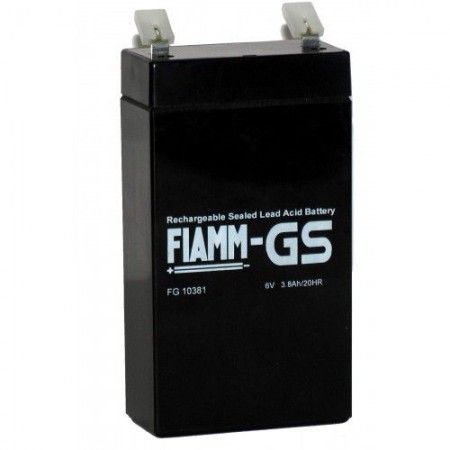 Аккумулятор FIAMM FG 10381 (6В/3.8Ач)