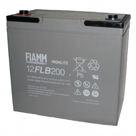 Аккумулятор FIAMM 12 FLB 200 P (12В/55Ач)
