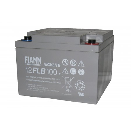 Аккумулятор FIAMM 12 FLB 100 P (12В/26Ач)